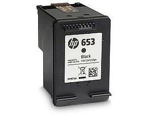 ��� ��� ���� 653 ������ HP 653 Black Ink Cartridge for HP 3YM75AE