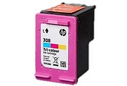 ��� ��� ������ HP 308 ������ HP 308 Tri Color Ink Cartridge for HP 7FP20UE