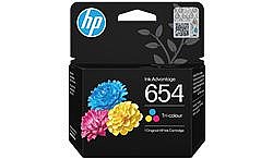 ��� ��� ������ 654 ������ HP 654 Tri Color Ink Cartridge for HP 7FP38UE