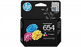 ��� ��� ������ 654 ������ HP 654 Tri Color Ink Cartridge for HP 7FP38UE