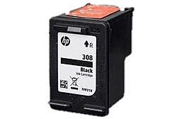 ��� ��� ���� HP 308 ������ HP 308 Black Ink Cartridge for HP 7FP21UE