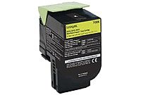 ���� ���� ������ ������ Lexmark 808HY Yellow Laser Toner Cartridge 80C8HY0