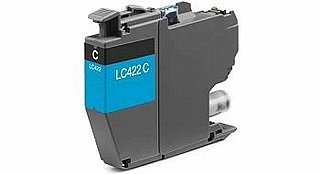 ������ ��� ���� ������ ���� Brother LC-422C Cyan Ink Cartridge LC422C  