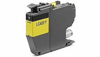 ������ ��� ���� ������ ���� Brother LC-422Y Yellow Ink Cartridge LC422Y  
